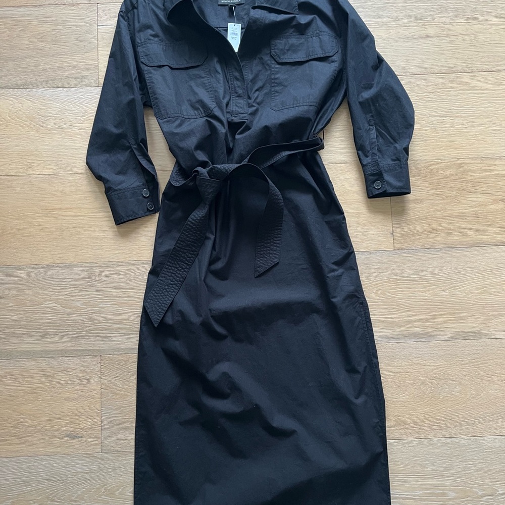 Banana Republic Black Shirt Dress